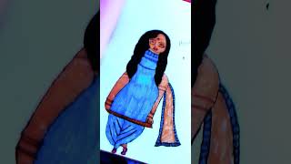 Only Monalisa drawing shortsvideo [upl. by Tarrance]