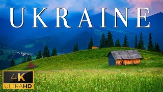 FLYING OVER UKRAINE 4K UHD  Relaxing Music With Wonderful Natural Landscapes For Daily Relaxation [upl. by Jennings971]