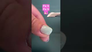 Cracked Dip Powder Nails nails manicure dippowdernails dippowder [upl. by Rolf]