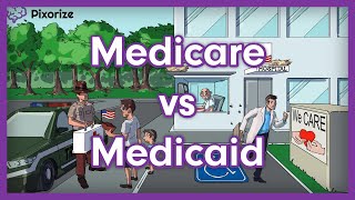 Medicare vs Medicaid  Mnemonic for USMLE [upl. by Ilahtan]