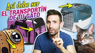 Cómo DEBE SER el TRANSPORTÍN ideal PARA TU GATO 😻🚗  ¿Mejor un transportín DURO BLANDO o MOCHILA [upl. by Khan777]