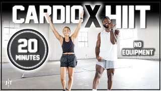 20 Minute Full Body Cardio HIIT Workout NO REPEAT  Burn Body Fat [upl. by Neehsas]