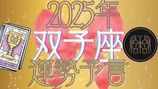 ✨【2025年】双子座♊️運勢🔮✨季節は〇が最高の運気🌷🥰秋は修行の時‥1年頑張れば理想が形になる⁉️🥺♥ [upl. by Rubel696]