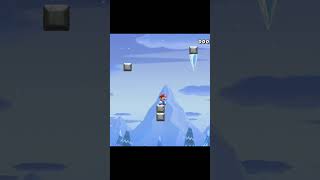 Super Mario Maker 2 Ice Block Icicle Climb Fall Hard Sky Tricky Jump Level [upl. by Atiekal471]