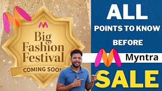 🔥🔥 Myntra Upcoming sale 2023  Myntra Biggest Fashion Festival  14th October onwards  Flat600off [upl. by Kilmarx]