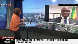 Deadline for Zimbabwean Exemption Permits draws near Adv Simba Chitando [upl. by Aissert]