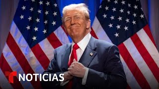 Primer discurso de Trump tras ser declarado presidente electo de Estados Unidos [upl. by Krenek]