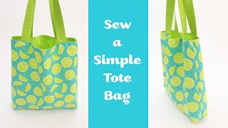 How To Make A Tote Bag  In Only 6 Easy Steps [upl. by Fernyak]