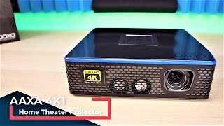 BEST BUDGET 4K PROJECTOR 2021 AAXA 4K1 LED Home Theater Projector  30k Hour LED 4K UHD Resolution [upl. by Nader699]