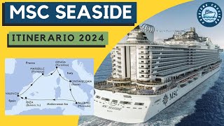 MSC Seaside Itinerario stagione 2024 [upl. by Iramaj759]