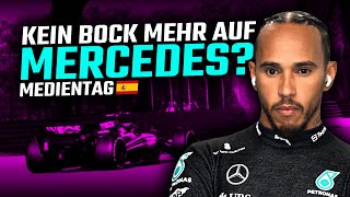 Angepisst Hamilton im Motivationsloch I Medientag F1 Barcelona 2024 [upl. by Aid]