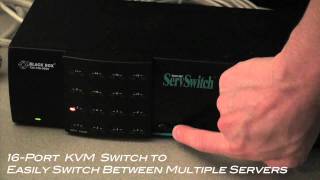 Black Box ServSwitch 16Port KVM Switch [upl. by Randell]