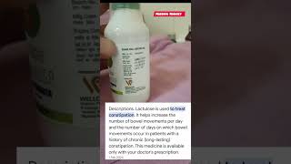 lactulose solution use Constipation treatmentshorts medical ytshorts trending [upl. by Atiruam93]