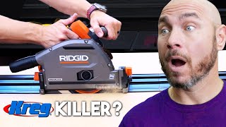 Now We Know Everything About the RIDGID Track Saw [upl. by Ahsiuqram]