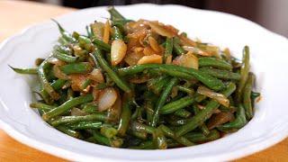 Garlic green beans [upl. by Ribal288]