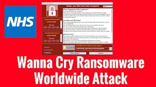 Wanna Cry Ransomware Worldwide Attack [upl. by Ayikaz504]