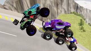 Monster Jam  Monster Trucks  Insane Monster Jam Truck Crashes Freestyle amp Racing Compilation 58 [upl. by Xer]