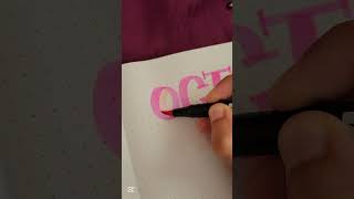 cute pink 💗 diary entry lettering journaling artistic calligraphy brushpen diary journal [upl. by Buff]