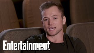 Taron Egerton On His Performances In Rocketman Singing Live amp More  Entertainment Weekly [upl. by Tnarg]