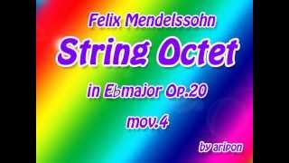 MIDI Mendelssohn String Octet mov4 [upl. by Pyotr945]