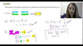 4 Examples of Proving a Function is Continuous for a Given x Value [upl. by Asertal]