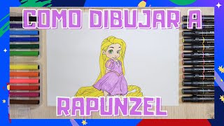 Dibuja y Descubre el Mundo Mágico de Rapunzel 🌟✨  Aventuras Artísticas para Niños [upl. by Trainor340]