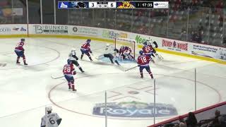 Ēriks Mateiko Goal vs Moncton Wildcats 17102024  QMJHL [upl. by Kirbie862]