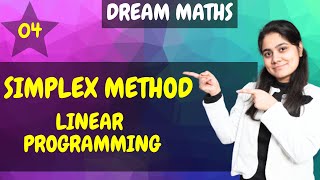 Introduction to Simplex MethodLinear ProgrammingDream Maths [upl. by Nilkoorb]