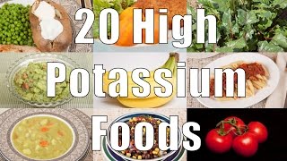 20 High Potassium Foods 700 Calorie Meals DiTuro Productions [upl. by Shirley702]