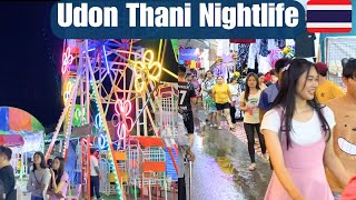 Udon Thani during the night Udon Thani walking street nightlife and more [upl. by Norha]