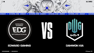 DK vs EDG  Worlds Finals  DWG KIA vs Edward Gaming  Game 5 2021 [upl. by Nwonknu859]