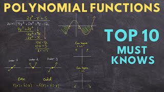 Polynomial Functions Top 10 Must Knows ultimate study guide [upl. by Fuchs]