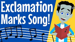 Exclamation Mark Song  Punctuation  Grammar for Children  How to Use an Exclamation Mark [upl. by Ahsyekal]