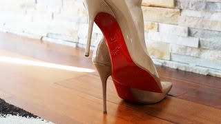 Christian Louboutin Heels Unboxing and Protect your Pumps stickers [upl. by Iznyl]