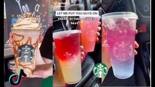 The Best Viral TikTok Starbucks Drinks 2021 MUST HAVE [upl. by Yule716]