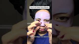 Day 8 of Daily Face Mask Medicube PDRN Pink Collagen Mask [upl. by Denn]