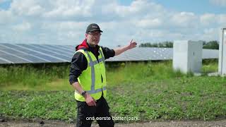 Zonnepark Zuidbroek met batterijsysteem [upl. by Essirahs368]