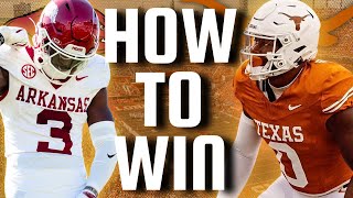 Deep Dive How Texas Beats the Arkansas Razorbacks [upl. by Einahpit]