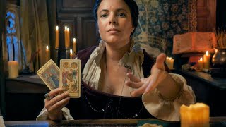 A Tale of Fate  ASMR Dark Fortune Teller Roleplay tarot amp palm reading scrying mirror [upl. by Assertal]