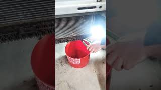 Draining radiator from the bottom autobody asmr oddlysatisfying [upl. by Letsyrhc310]