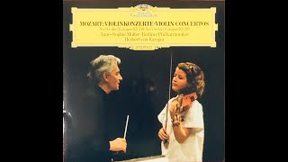 Vinyl Mozart  Violin Concerto No 3 Muttervon KarajanBP [upl. by Assenna]