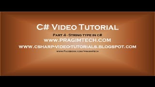 Part 4  C Tutorial  String type in cavi [upl. by Lohcin292]