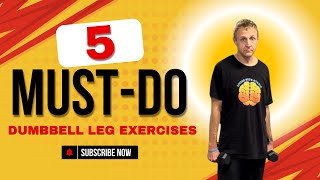 5 Dumbbell Leg Exercises for Anyone  A Dalfampridine Experiment [upl. by Hance637]