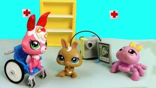 LPS Baby Bunny Born  Mommies Part 39 Littlest Pet Shop Series Movie LPS Mom Babies Bulldog [upl. by Kudva]