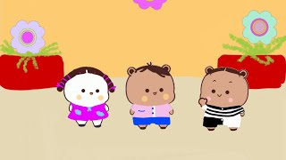 Murli jemmy sippu together🤣  cutegirlpeachgoma bubududu peachugomu animation cartoon [upl. by Moya224]