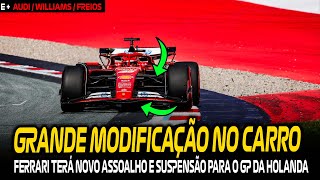 FERRARI COM PACOTE AGRESSIVO NO GP HOLANDA  FRENAGEM ASSIMÉTRICA  AUDI  WILLIAMS [upl. by Alicec]