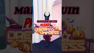 Mannequin PRANK in Dress to Impress🤭 roblox dresstoimpress dti prank shorts [upl. by Ahsonek165]