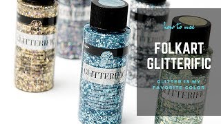 How to use FolkArt Glitterific [upl. by Clyve246]