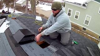 INSTALLING A ROOF VENT DIY HOW TO [upl. by Mcclelland]