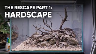 Nature Aquarium Build  60cm Aquascape Hardscape Step by Step Tutorial Part 1 [upl. by Kenn]